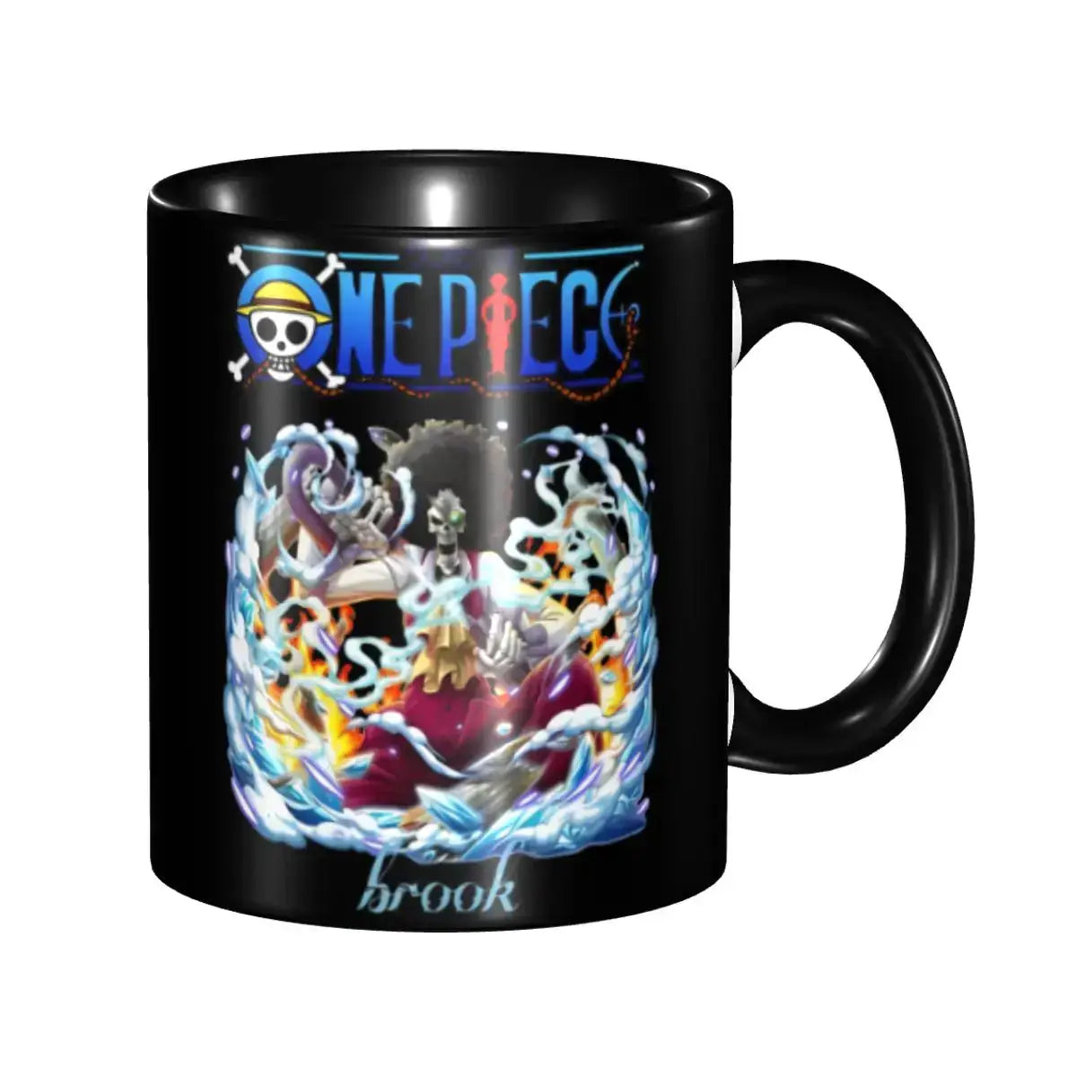 Kid's Luffy One Piece Mug: Cartoon Anime Water Cup Gift by Infinite Visibility