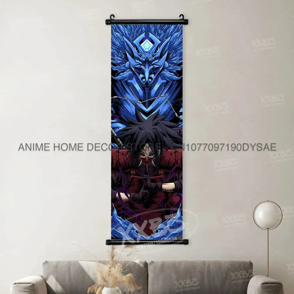 Uzumaki Naruto Posters: Sasuke & Madara Wall Art Scroll by Infinite Visibility