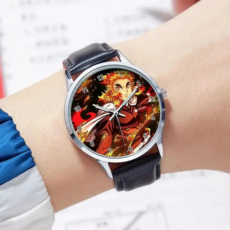 Demon Slayer Watch: Muichirou & Rengoku Business Timepiece by Infinite Visibility