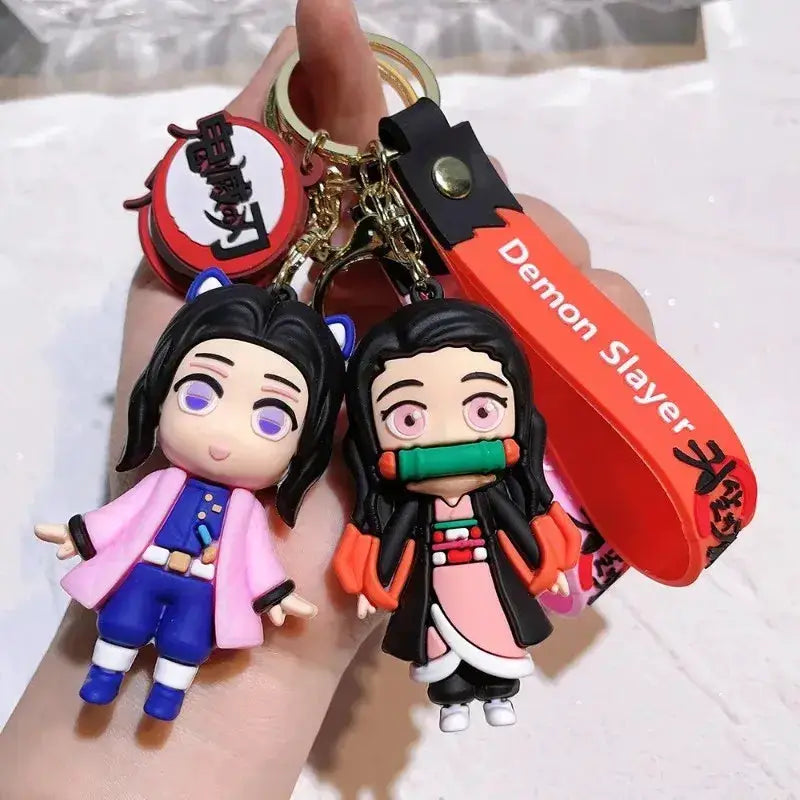 Demon Slayer Keychains: Cute Anime Car & Bag Pendant Accessories by Infinite Visibility
