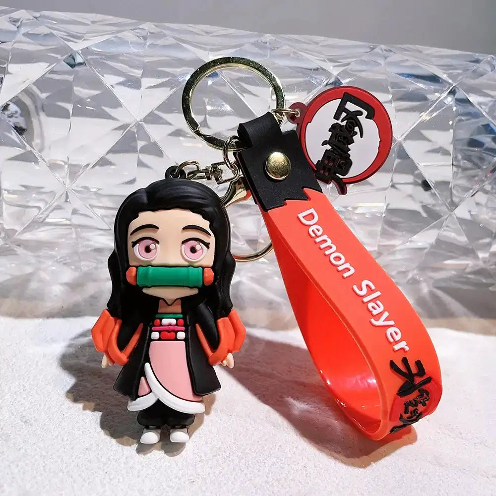 Demon Slayer Keychains: Cute Anime Car & Bag Pendant Accessories by Infinite Visibility