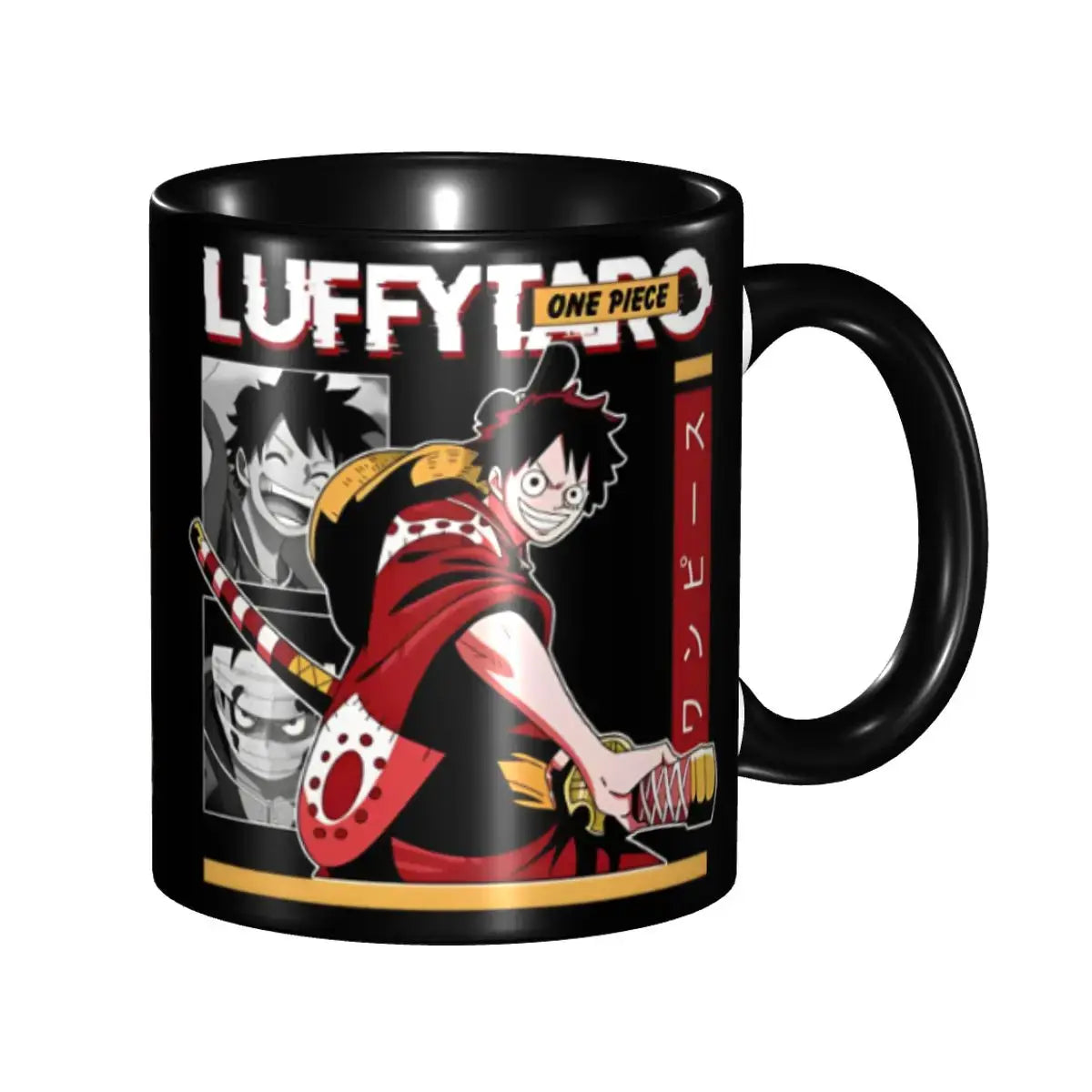 Monkey D. Luffy Gear Fifth Mug: Cute Anime Cup for Kids by Infinite Visibility