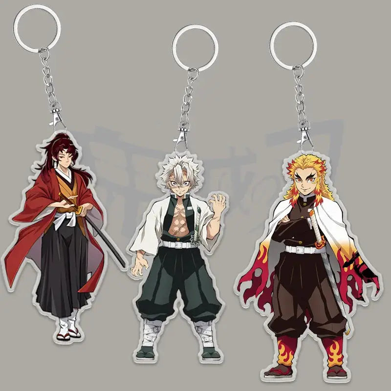 Demon Slayer Keychain: Tanjiro 6cm Acrylic Bag Pendant by Infinite Visibility