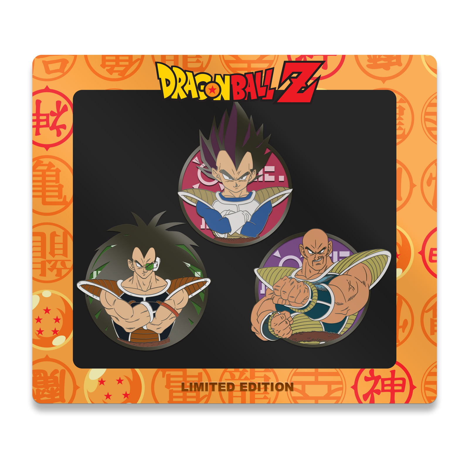 Pin Club: Saiyan Villains Pin Set by THE MIGHTY HOBBY SHOP
