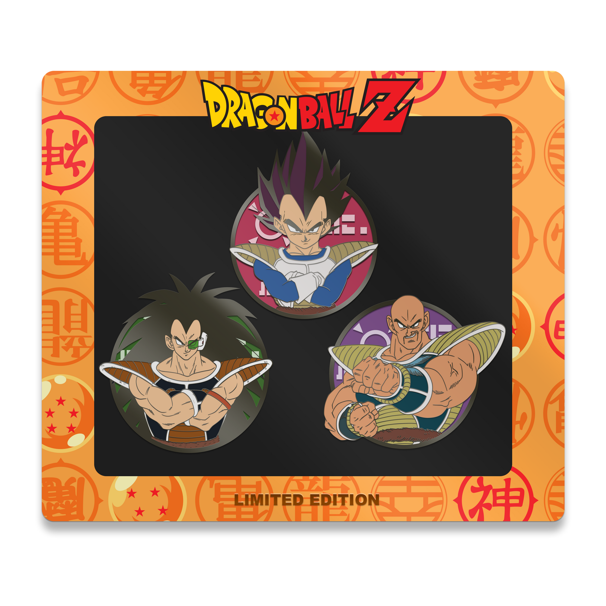 Pin Club: Saiyan Villains Pin Set by THE MIGHTY HOBBY SHOP