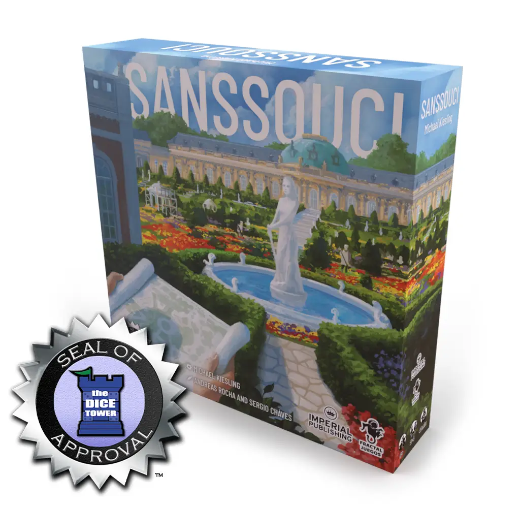 Sanssouci Board Game by Michael Keisling 2-4 Players (Imperial Publishing) by Mayday Games