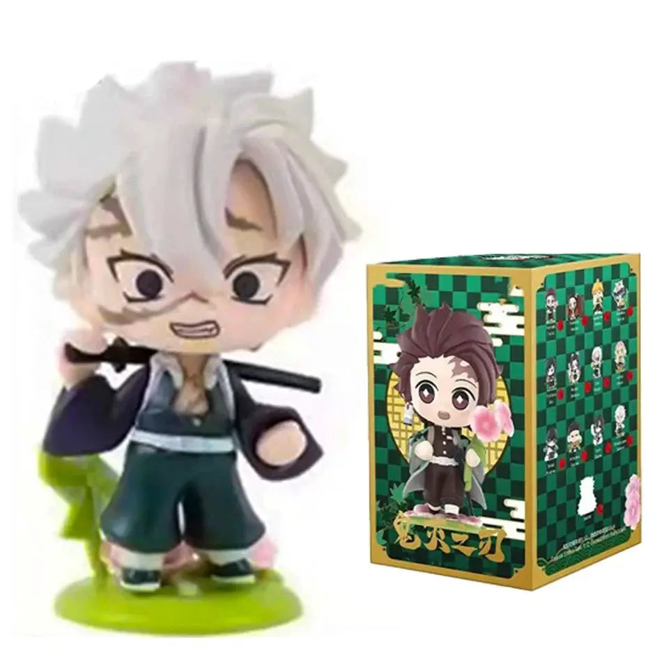 Demon Slayer Blind Box: 12pcs Tanjiro Nezuko Anime Figures by Infinite Visibility