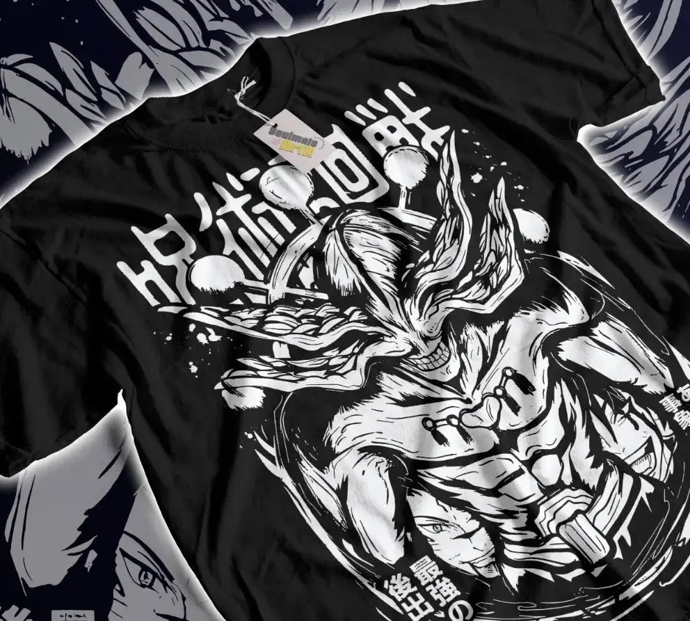 Mahoraga T-shirt Jujutsu Kaisen Gojo Megumi Soft Tee by Infinite Visibility