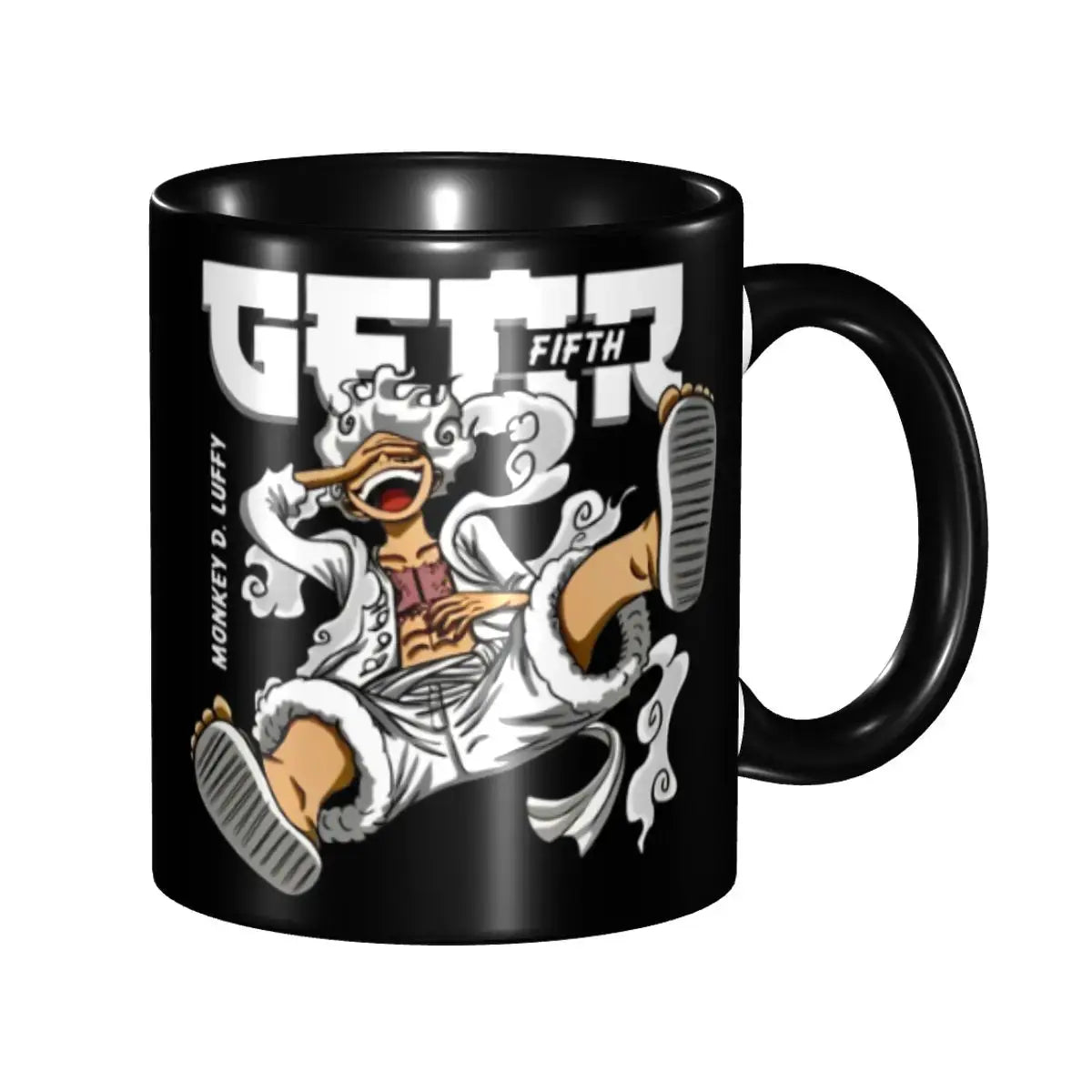Monkey D. Luffy Gear Fifth Mug: Cute Anime Cup for Kids by Infinite Visibility
