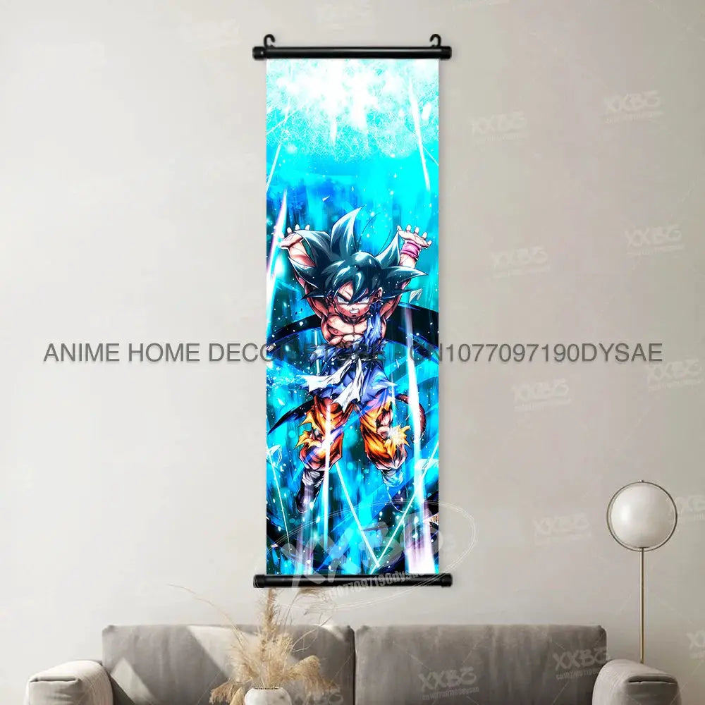 Dragon Ball Posters: Goku & Vegeta Anime Wall Scrolls by Infinite Visibility