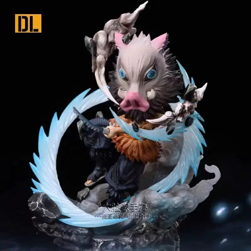 Inosuke Action Figure: G5 Robot Style Demon Slayer Statue by Infinite Visibility