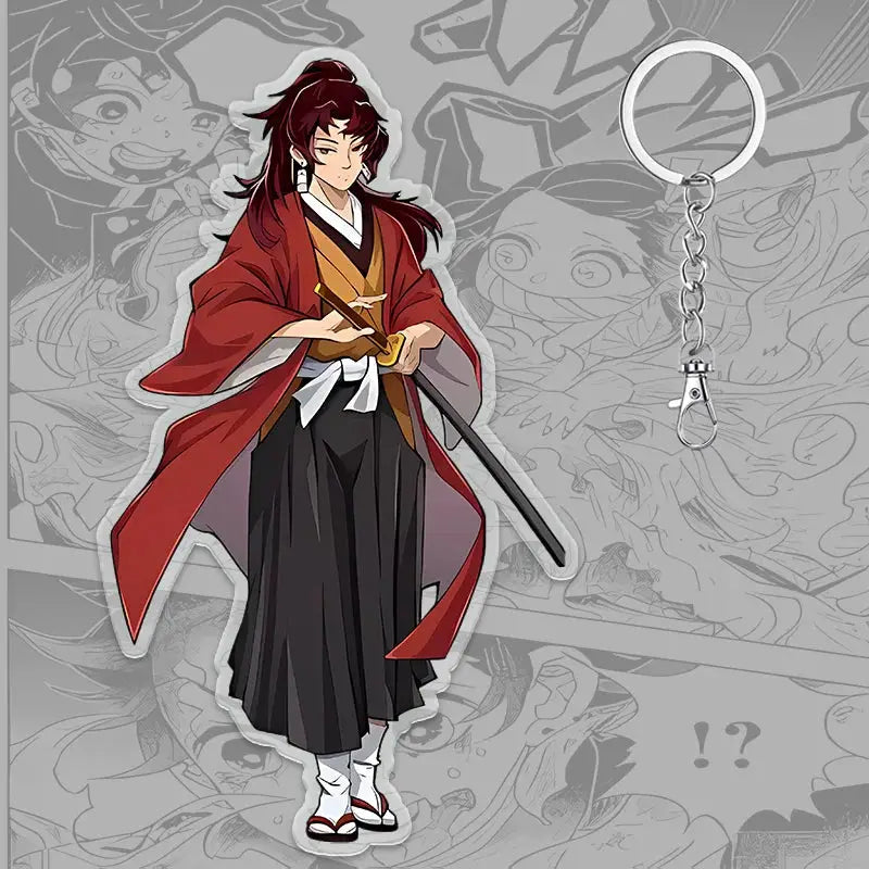 Demon Slayer Keychain: Tanjiro 6cm Acrylic Bag Pendant by Infinite Visibility