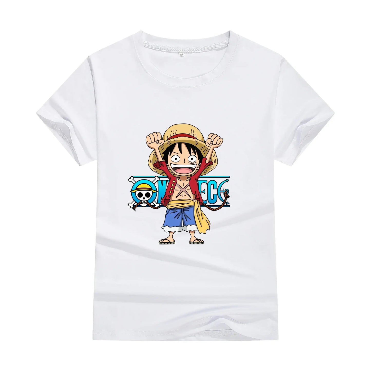 One Piece Anime Cotton T-shirt Cute Unisex Summer Top