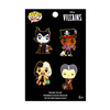 Disney Villains 4-Pack Pin Set by THE MIGHTY HOBBY SHOP