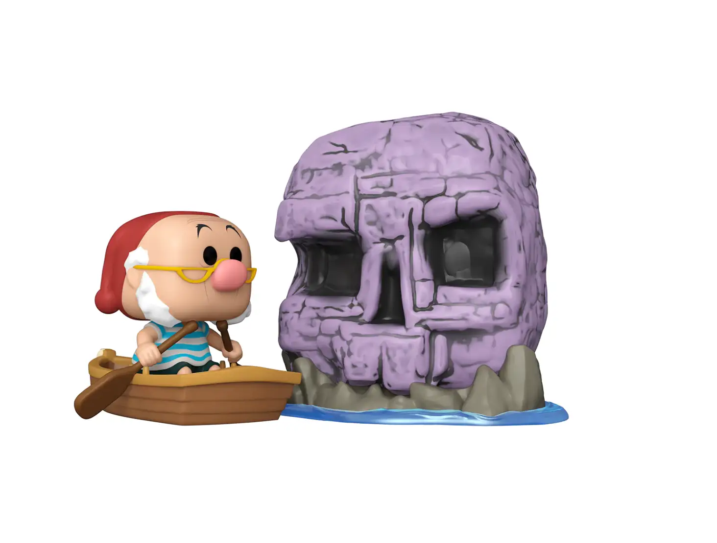 Disney Classics Smee Pop! Town figure with Skull Rock from Peter Pan, collectible toy from THE MIGHTY HOBBY SHOP.