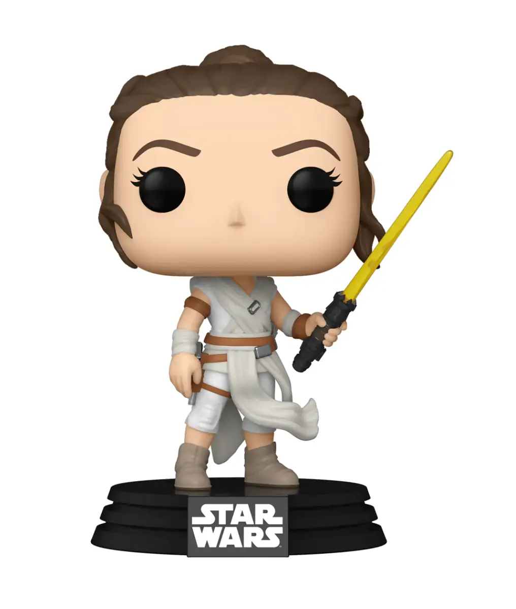 Rey with Yellow Lightsaber - The Rise of Skywalker