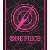 One Piece Card Game Official Sleeves: Assortment 6 - Standard Black X Pink (70-Pack) - Bandai Card Sleeves