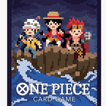 One Piece Card Game Official Sleeves: Assortment 6 - The Three Captains (Pixel Art) (70-Pack) - Bandai Card Sleeves