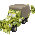 WWII - U.S. Army Deuce and Half With Artillery - Mil-Blox