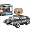 Pop! Movies 1970 Charger with Dom Toretto figure from The Mighty Hobby Shop, featuring detailed car and character design.
