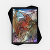 Godzilla-themed sleeves featuring Rodan design, made by The Mighty Hobby Shop, with vibrant monster imagery on fabric.