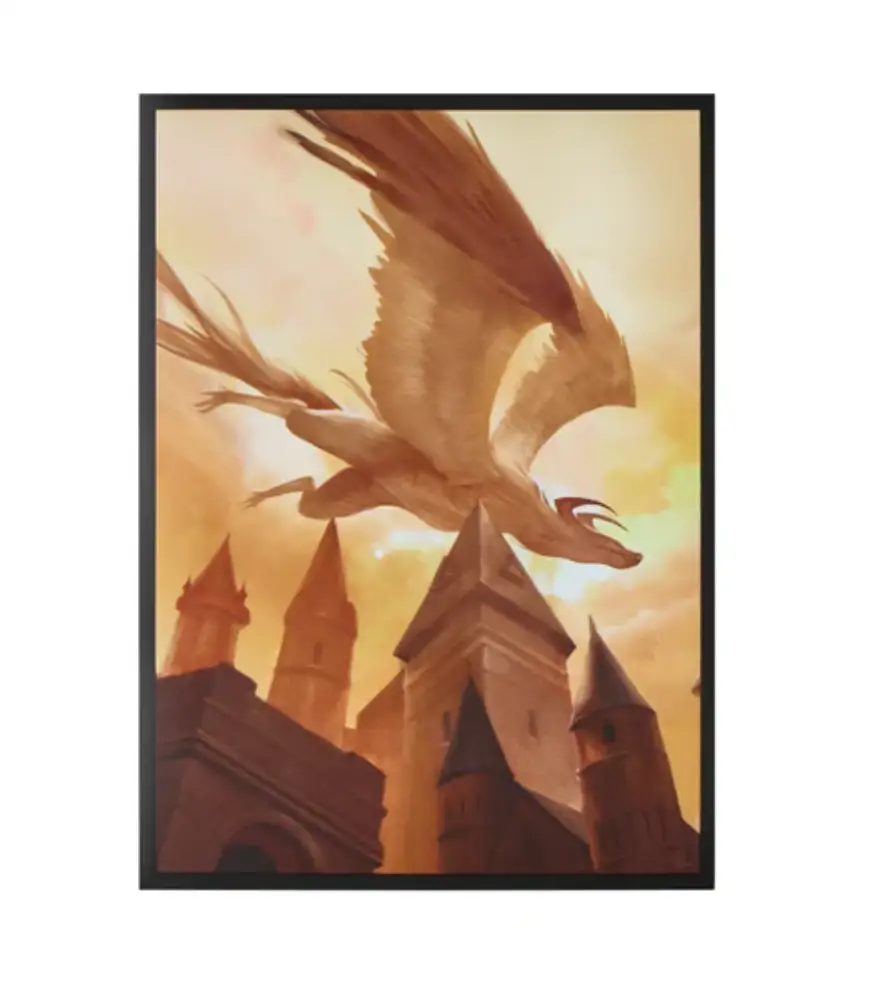 Matte artwork sleeves 100 count, standard size, for trading cards, by The Mighty Hobby Shop.