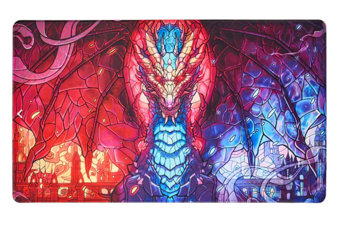 Standard 24x14-inch stitched playmat from The Mighty Hobby Shop, featuring colorful, soft fabric for children's play area.