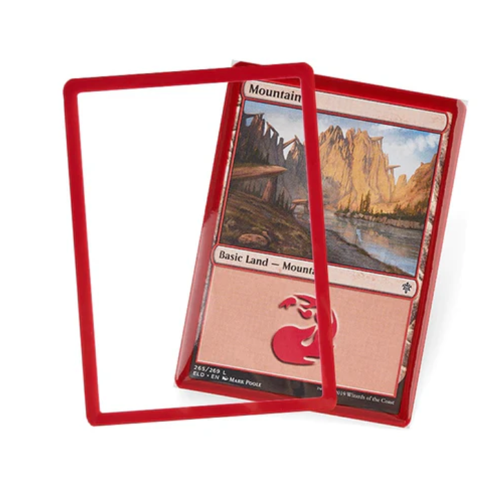 Standard size Synergy Inner Sleeves from The Mighty Hobby Shop, clear plastic sleeves for protecting trading cards.