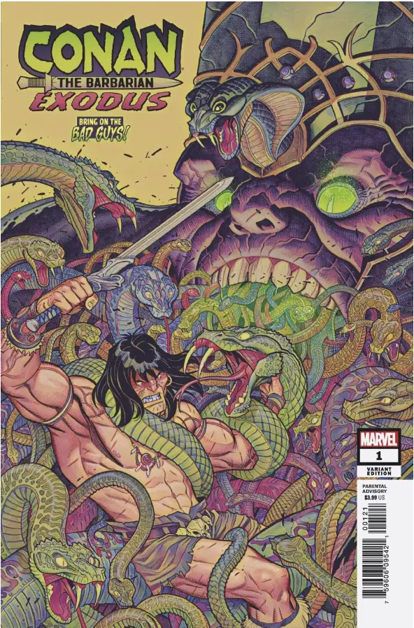 CONAN THE BARBARIAN EXODUS #1 BOBG VAR (08/07/2019) by Unknown Comic Books