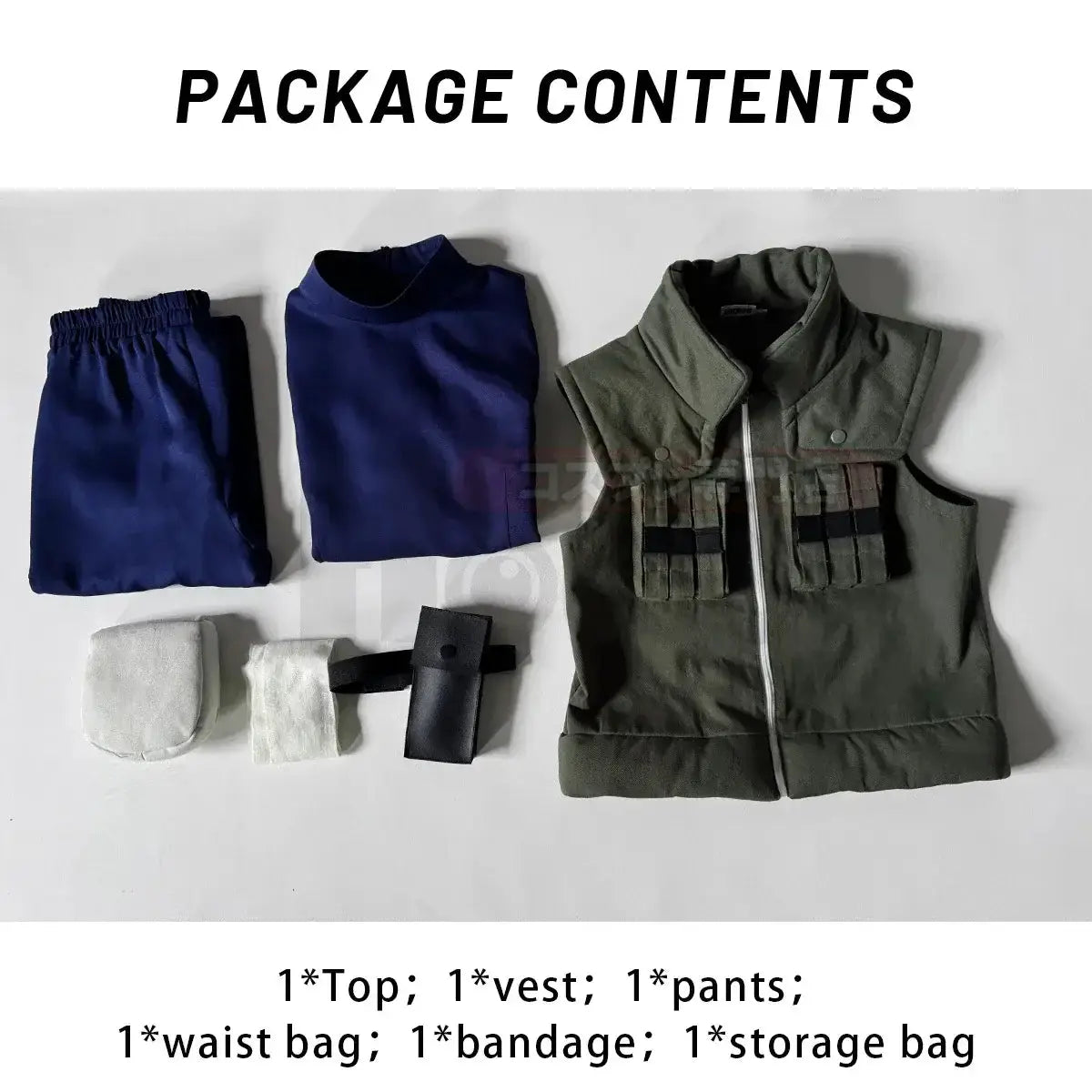 Hatake Kakashi Cosplay Costume Naruto Jonin Set by Infinite Visibility
