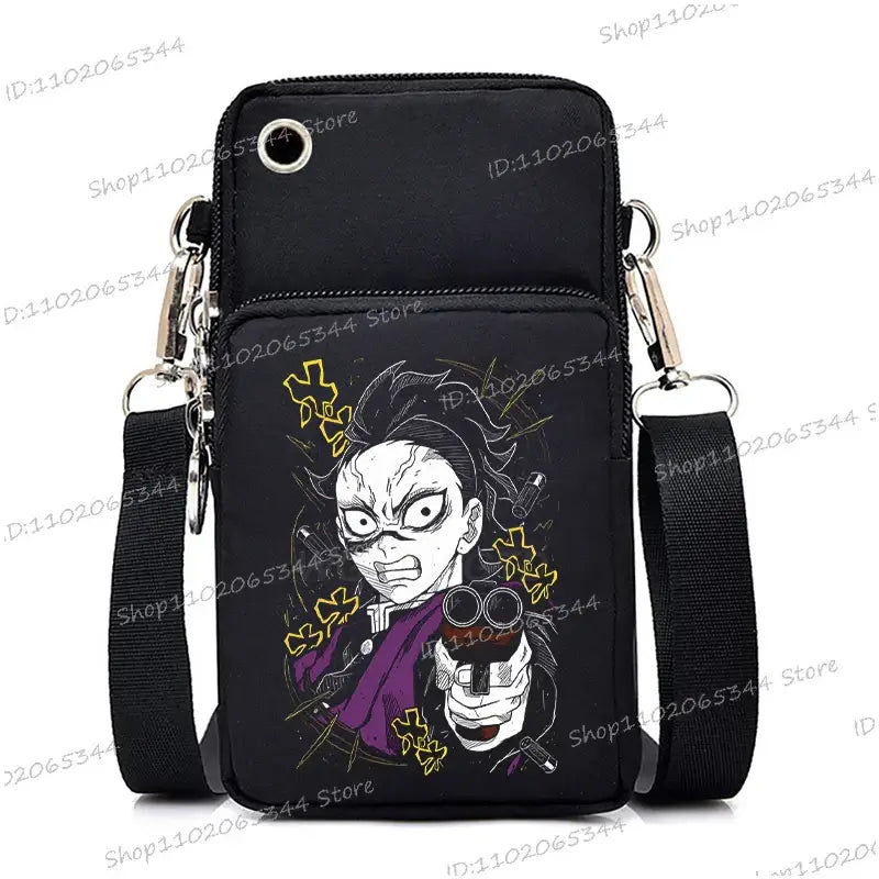 Demon Slayer Phone Bag: Nezuko & Mitsuri Crossbody Purse