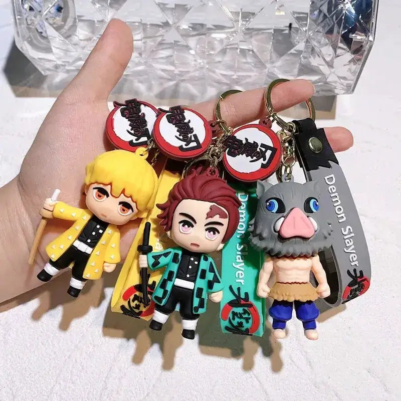 Demon Slayer Keychains: Cute Anime Car & Bag Pendant Accessories by Infinite Visibility