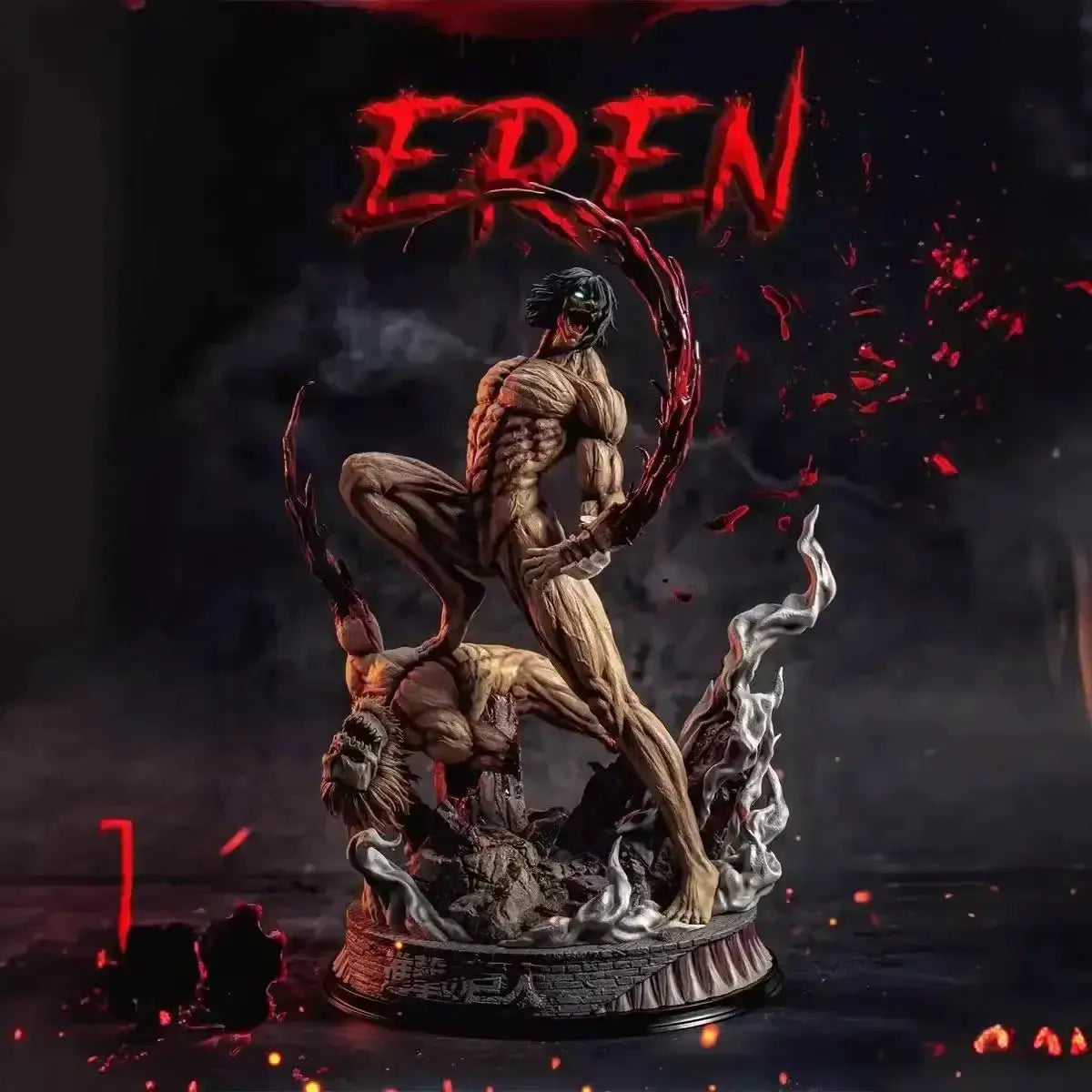 Eren Jaeger Figure: 29cm Attack on Titan Anime Statue by Infinite Visibility