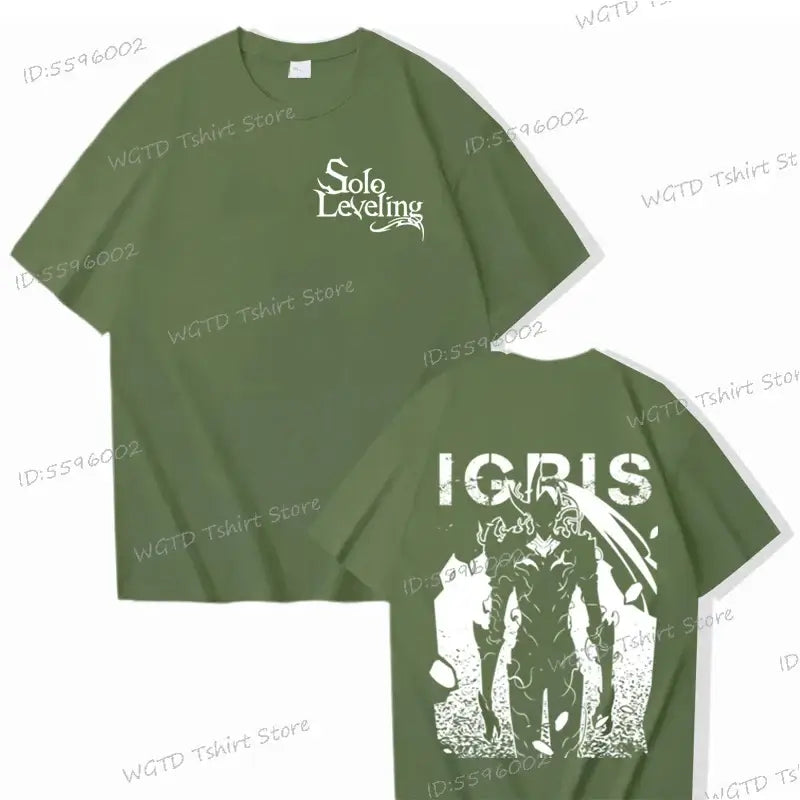 Solo Leveling T-shirt Sung Jin-woo 100% Cotton Tee