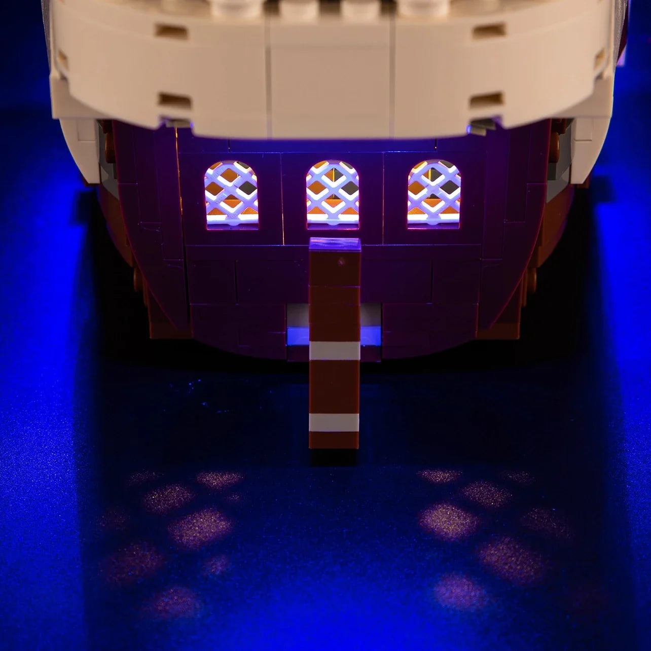 Going Merry LED light set for 75639 model, anime figure accessory by Infinite Visibility, featuring illuminated ship details.