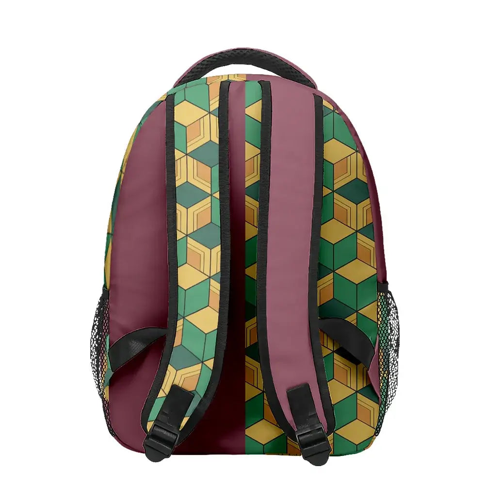 Demon Slayer Backpack Set: Tanjiro & Nezuko School Gear