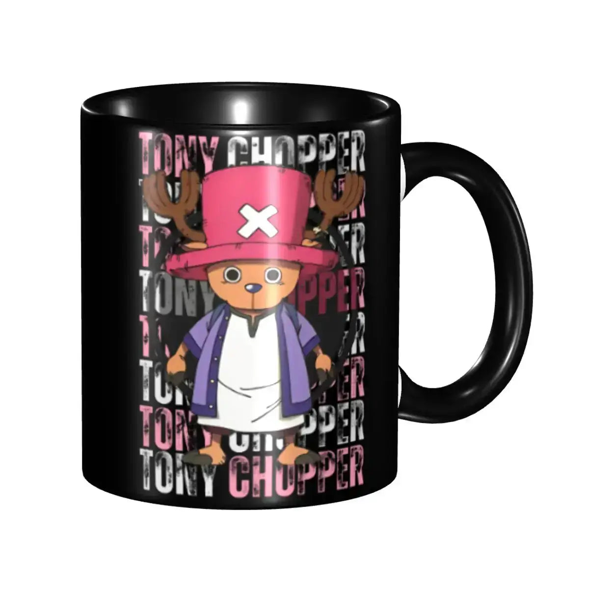 Kid's Luffy One Piece Mug: Cartoon Anime Water Cup Gift by Infinite Visibility
