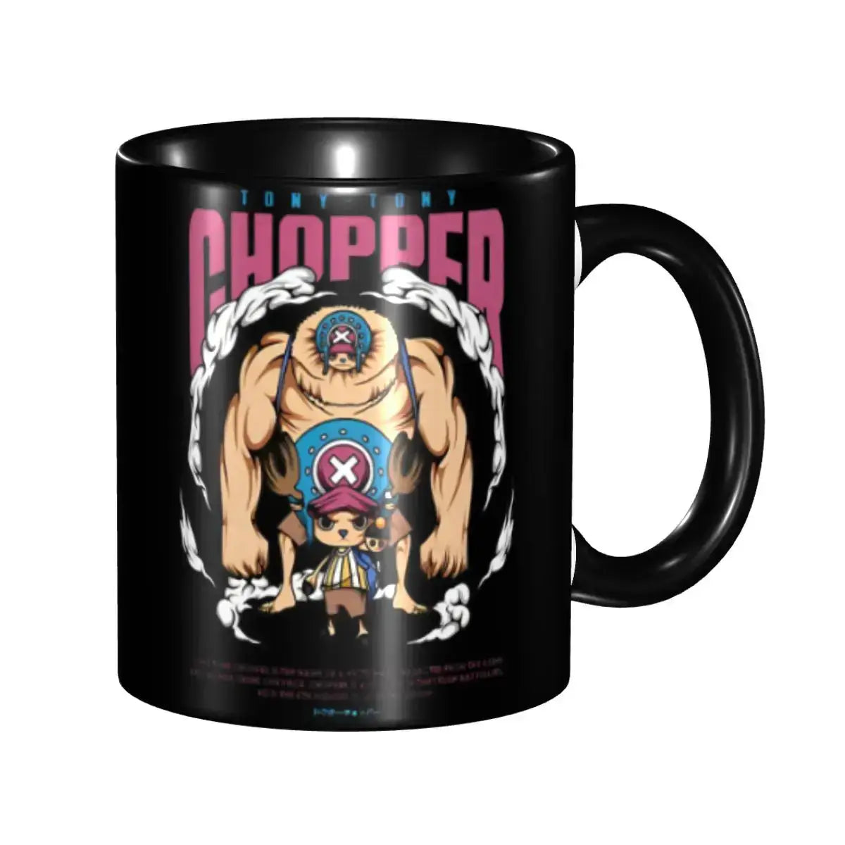 Kid's Luffy One Piece Mug: Cartoon Anime Water Cup Gift by Infinite Visibility