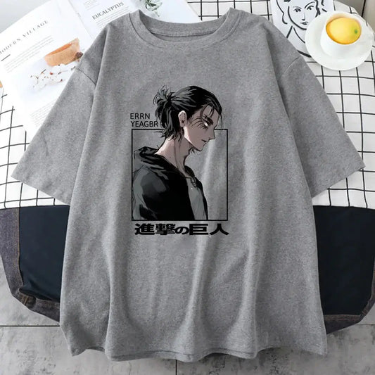 Eren Jaeger T-Shirt Attack on Titan Graphic Tee