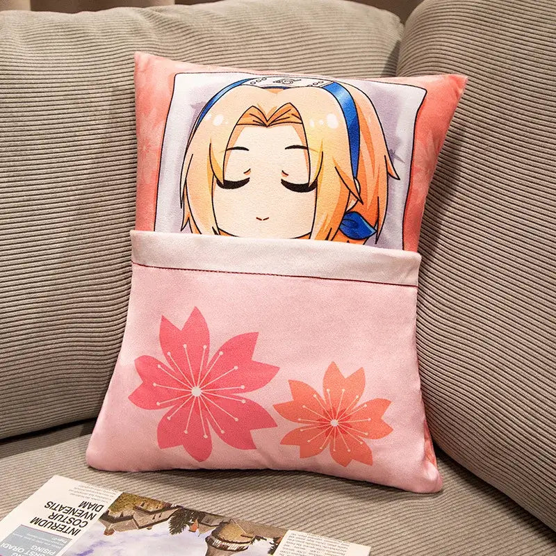 Naruto Anime Plush Pillow: Kakashi & Naruto Soft Doll Toy