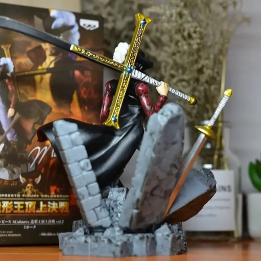Dracule Mihawk Figure: 15cm One Piece Eagle Eye Statue