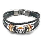 Anime Woven Cowhide Bracelet – Multilayer Buckle Gift by Infinite Visibility