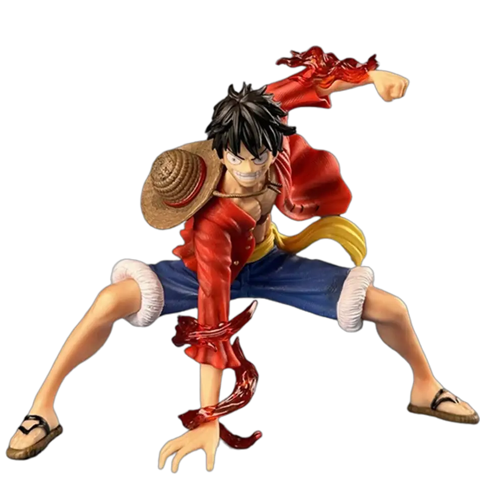 One Piece Luffy Figures: 20cm Battle Style PVC Model by Infinite Visibility