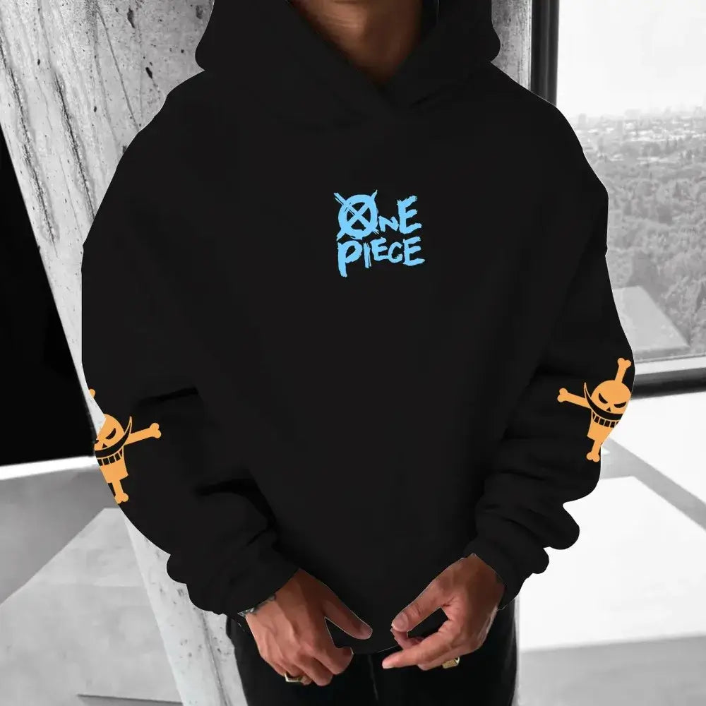 Portgas D. Ace Hoodie: One Piece Anime Parent-Child Wear