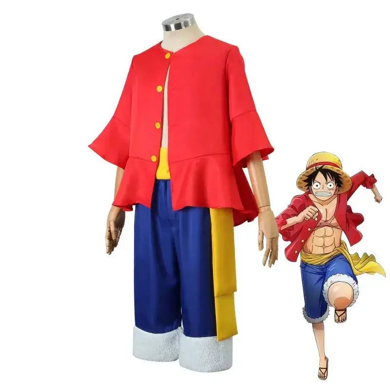 Monkey D Luffy Cosplay Costume One Piece Egghead Suit by Infinite Visibility