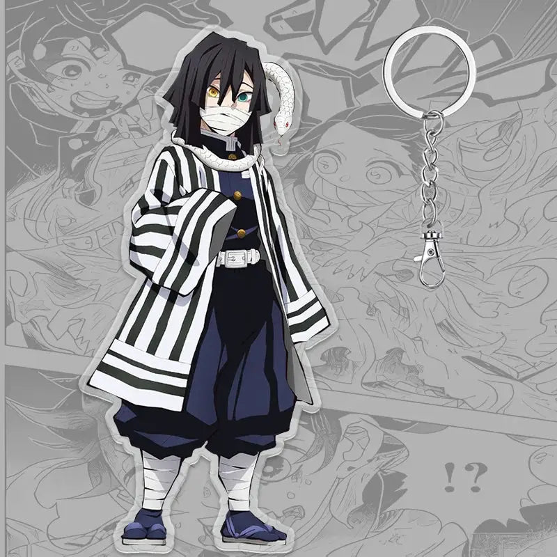 Demon Slayer Keychain: Tanjiro 6cm Acrylic Bag Pendant by Infinite Visibility