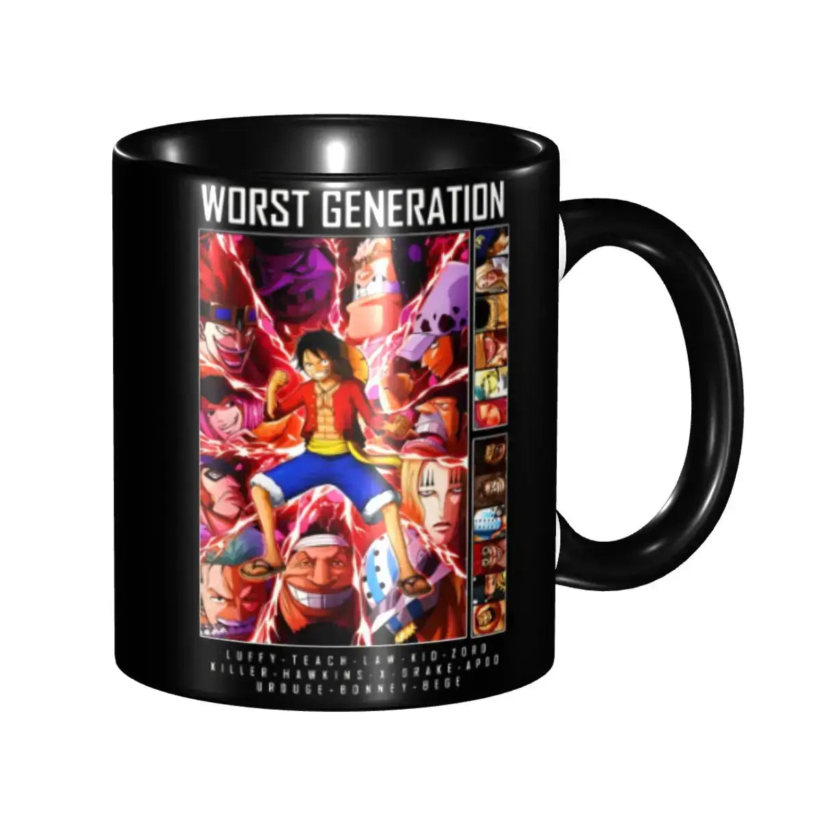 Monkey D Luffy Quotes One Piece Mug: Funny Kids Gift by Infinite Visibility