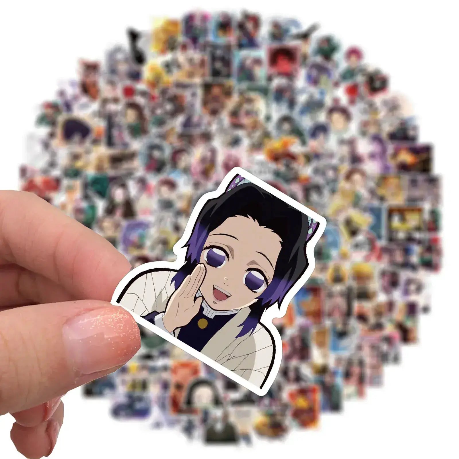 Demon Slayer Stickers: 50-200pcs Waterproof Anime Decals by Infinite Visibility