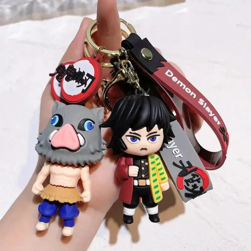 Demon Slayer Keychains: Cute Anime Car & Bag Pendant Accessories by Infinite Visibility