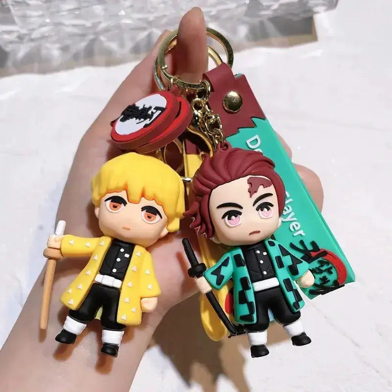 Demon Slayer Keychains: Cute Anime Car & Bag Pendant Accessories by Infinite Visibility